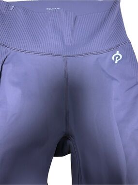 Peloton Lavender Purple Ribbed XS Workout Pants Run Bike Yoga Like New